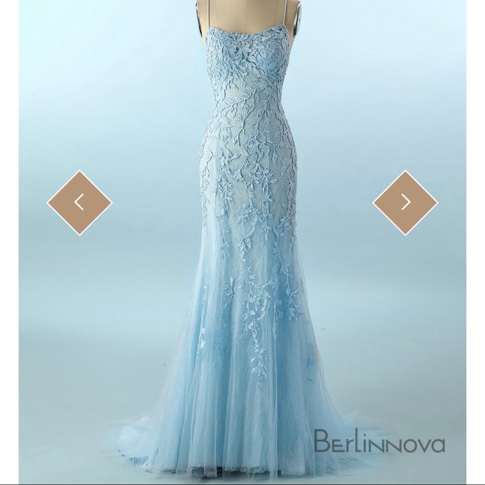 Light Blue Berlinova floor length dress